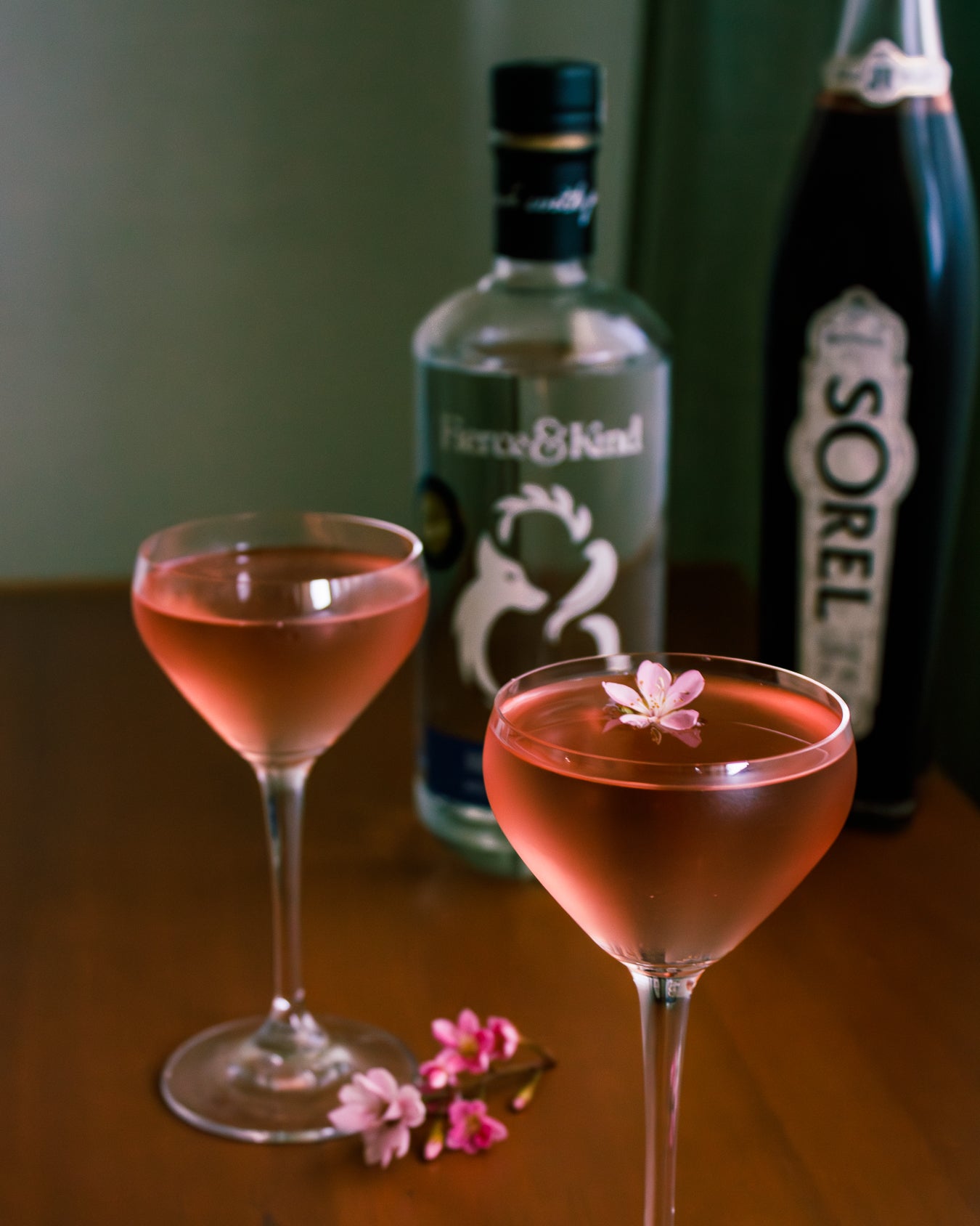Cherry Blossom Martini: Collab Cocktail – Fierce & Kind