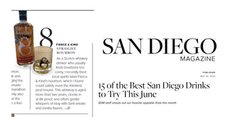 Straight Bourbon Featured in San Diego Magazine