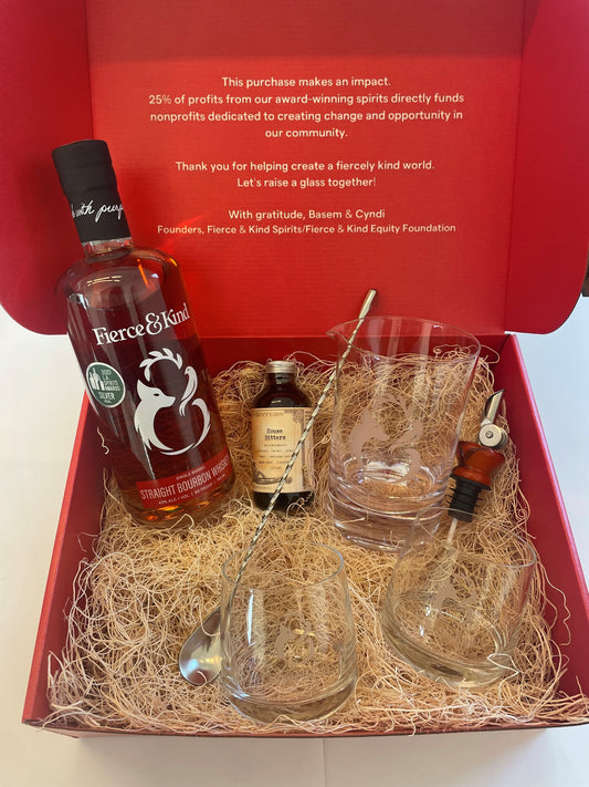 Fierce & Kind Whiskey Lover's Mixology Gift Box